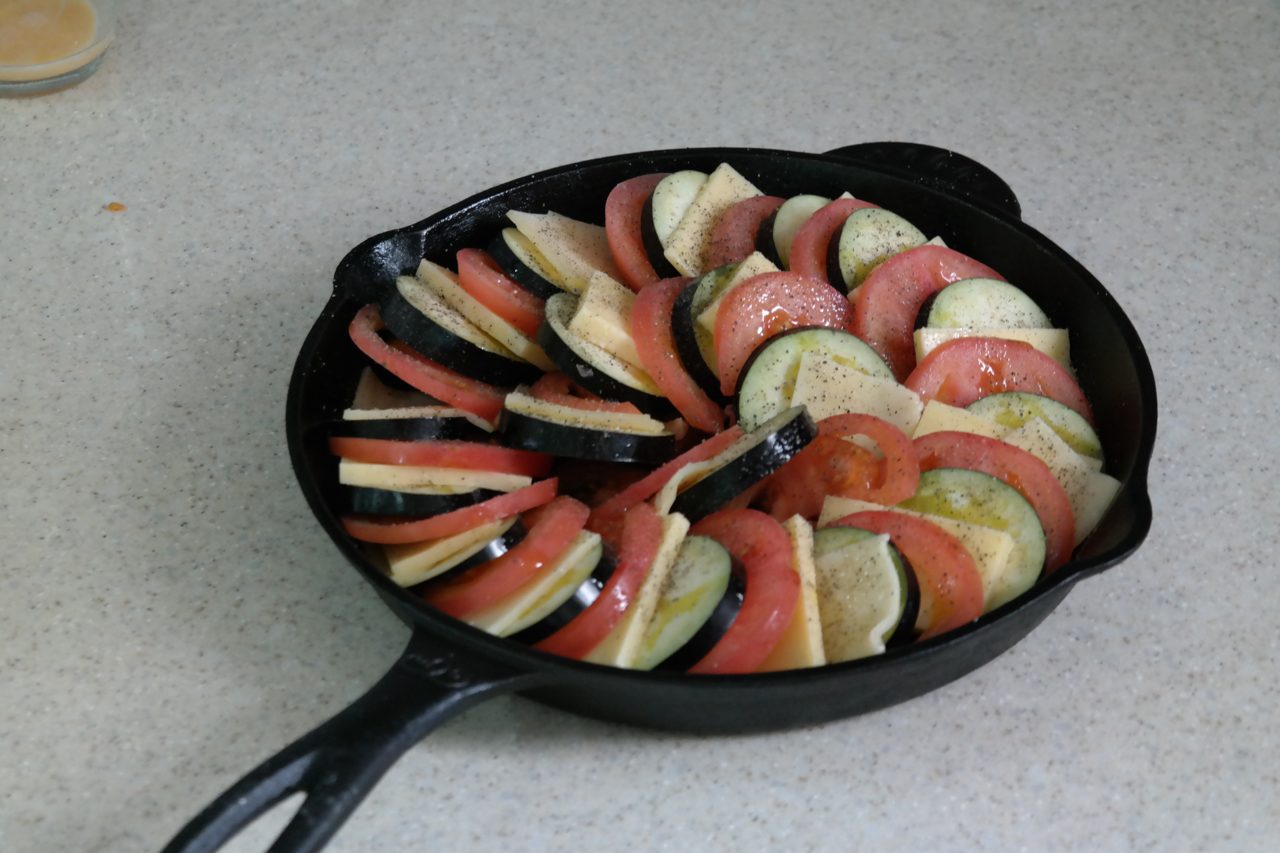 토마토 가지 치즈구이 3